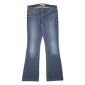 LEVI'S Womens Blue Regular Flared Denim Medium W29 L29 Classic Cotton Blend