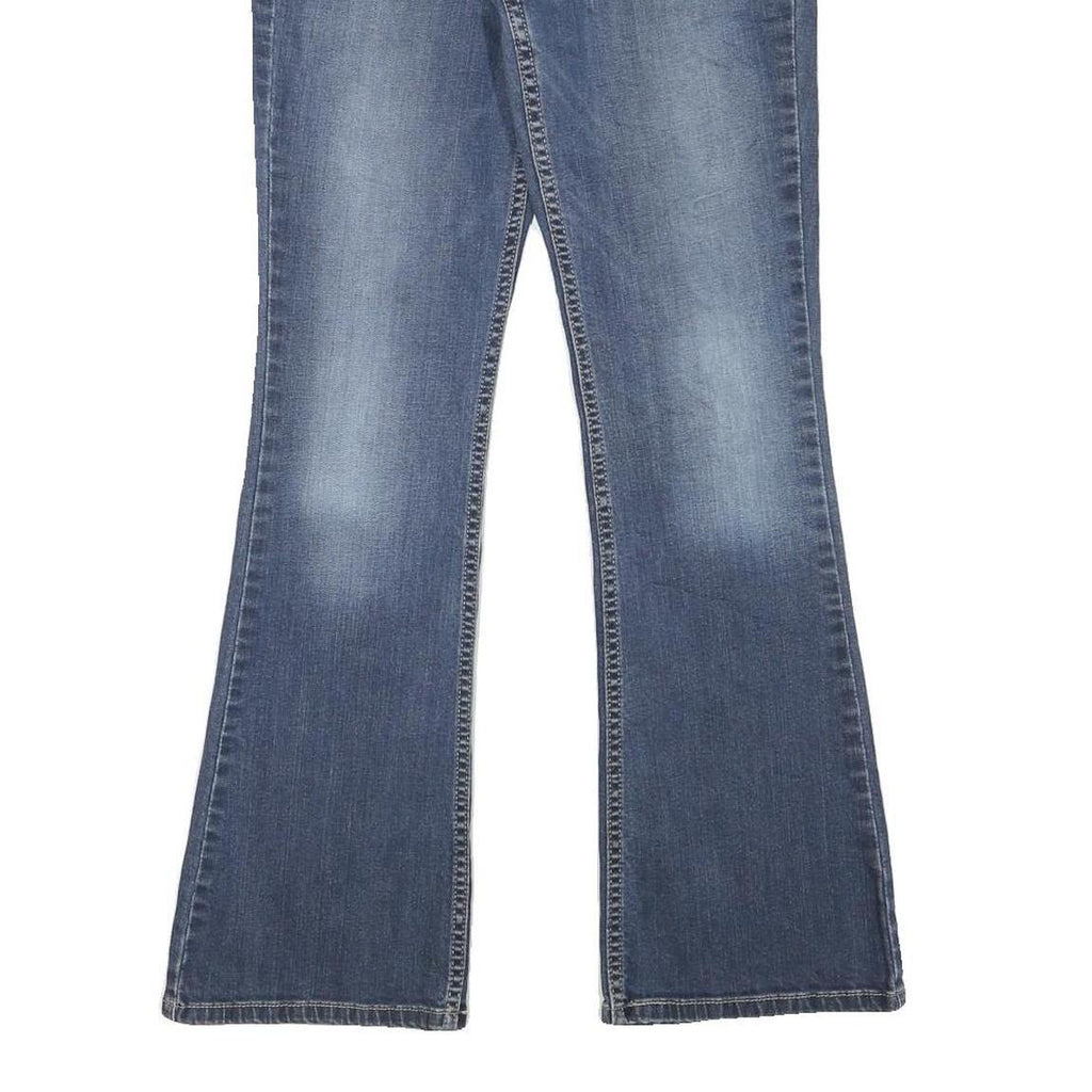 LEVI'S Womens Blue Regular Flared Denim Medium W29 L29 Classic Cotton Blend