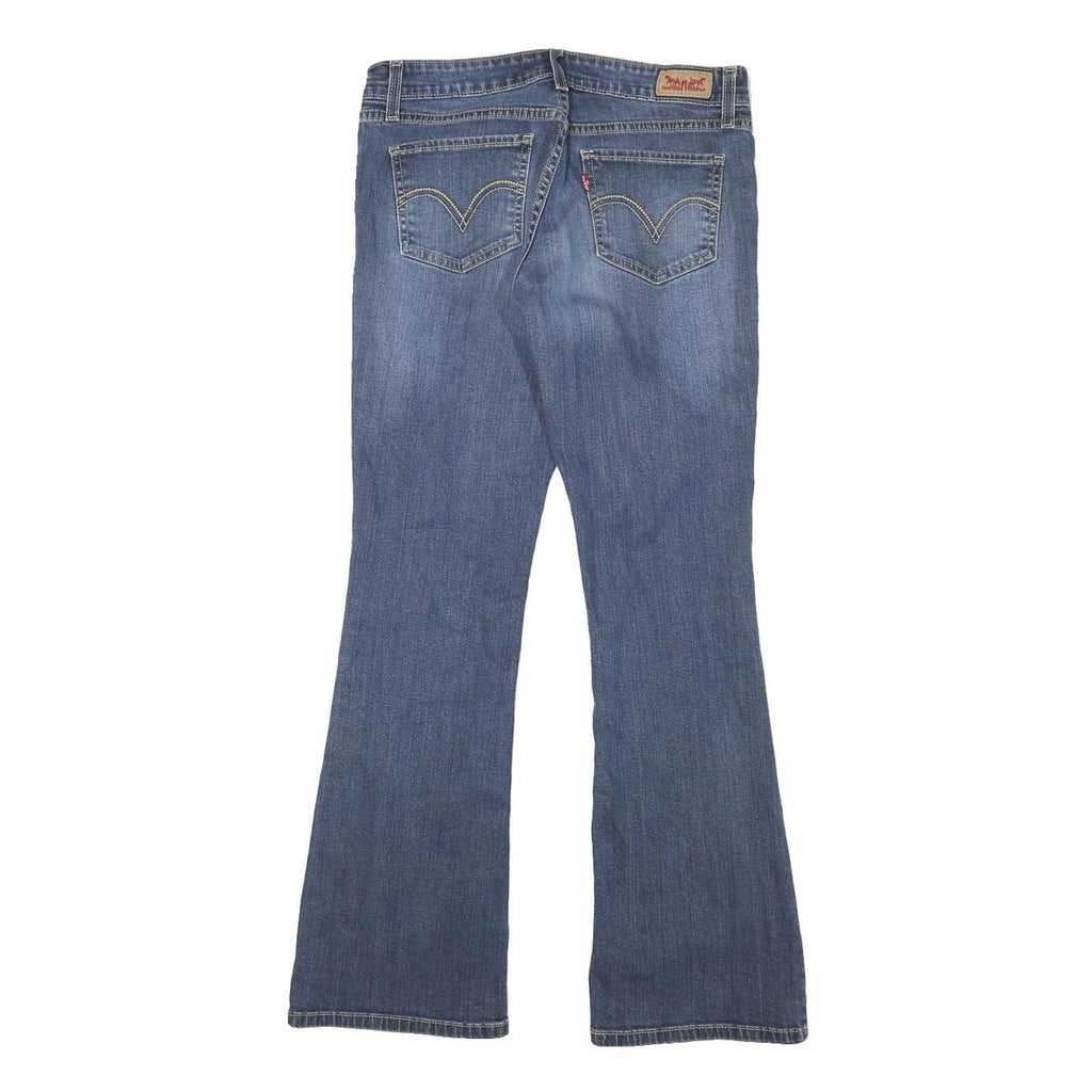 LEVI'S Womens Blue Regular Flared Denim Medium W29 L29 Classic Cotton Blend