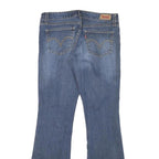 LEVI'S Womens Blue Regular Flared Denim Medium W29 L29 Classic Cotton Blend