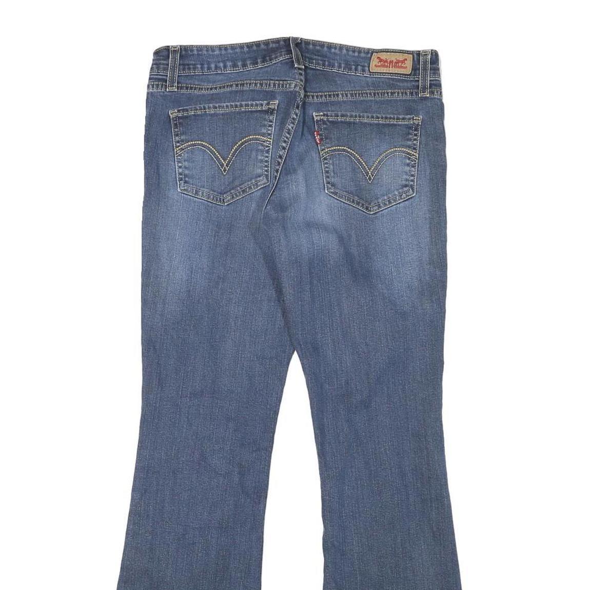 LEVI'S Womens Blue Regular Flared Denim Medium W29 L29 Classic Cotton Blend