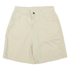 LEE Womens Shorts Cream Casual Plain M W28 Cotton Blend Comfortable Style