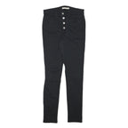 LEVI'S Womens Black Slim Skinny Denim Jeans W27 L28 Button Closure