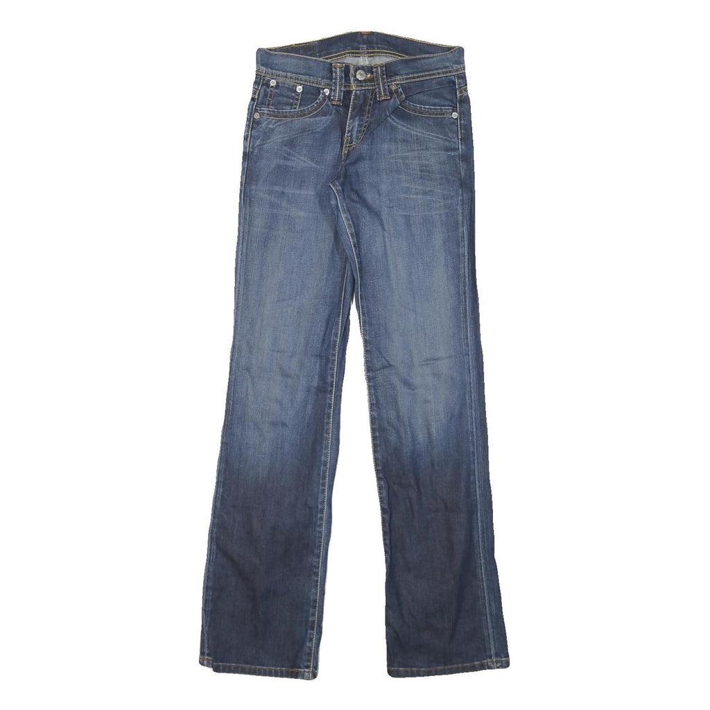 LEVI'S Womens Jeans Blue Slim Straight Denim Medium W25 L30 Stylish Comfort