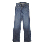 LEVI'S Womens Jeans Blue Slim Straight Denim Medium W25 L30 Stylish Comfort