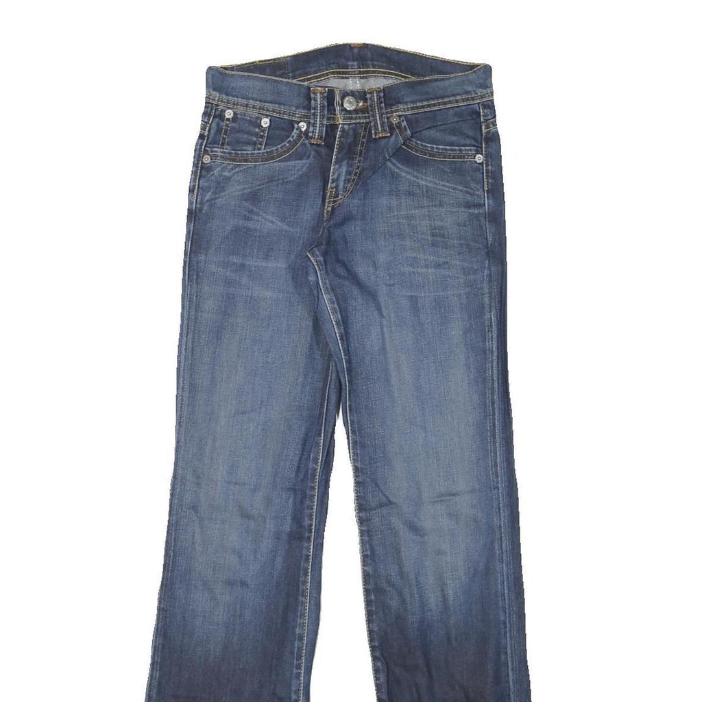 LEVI'S Womens Jeans Blue Slim Straight Denim Medium W25 L30 Stylish Comfort