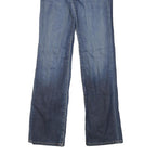 LEVI'S Womens Jeans Blue Slim Straight Denim Medium W25 L30 Stylish Comfort