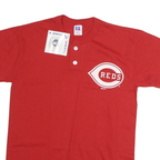RUSSELL ATHLETIC Mens Red Reds Cotton Pocket T-Shirt M Short Sleeve Crew Neck