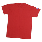 RUSSELL ATHLETIC Mens Red Reds Cotton Pocket T-Shirt M Short Sleeve Crew Neck