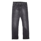 LEVI'S 513 Jeans Mens Grey Slim Straight Stone Wash W29 L30