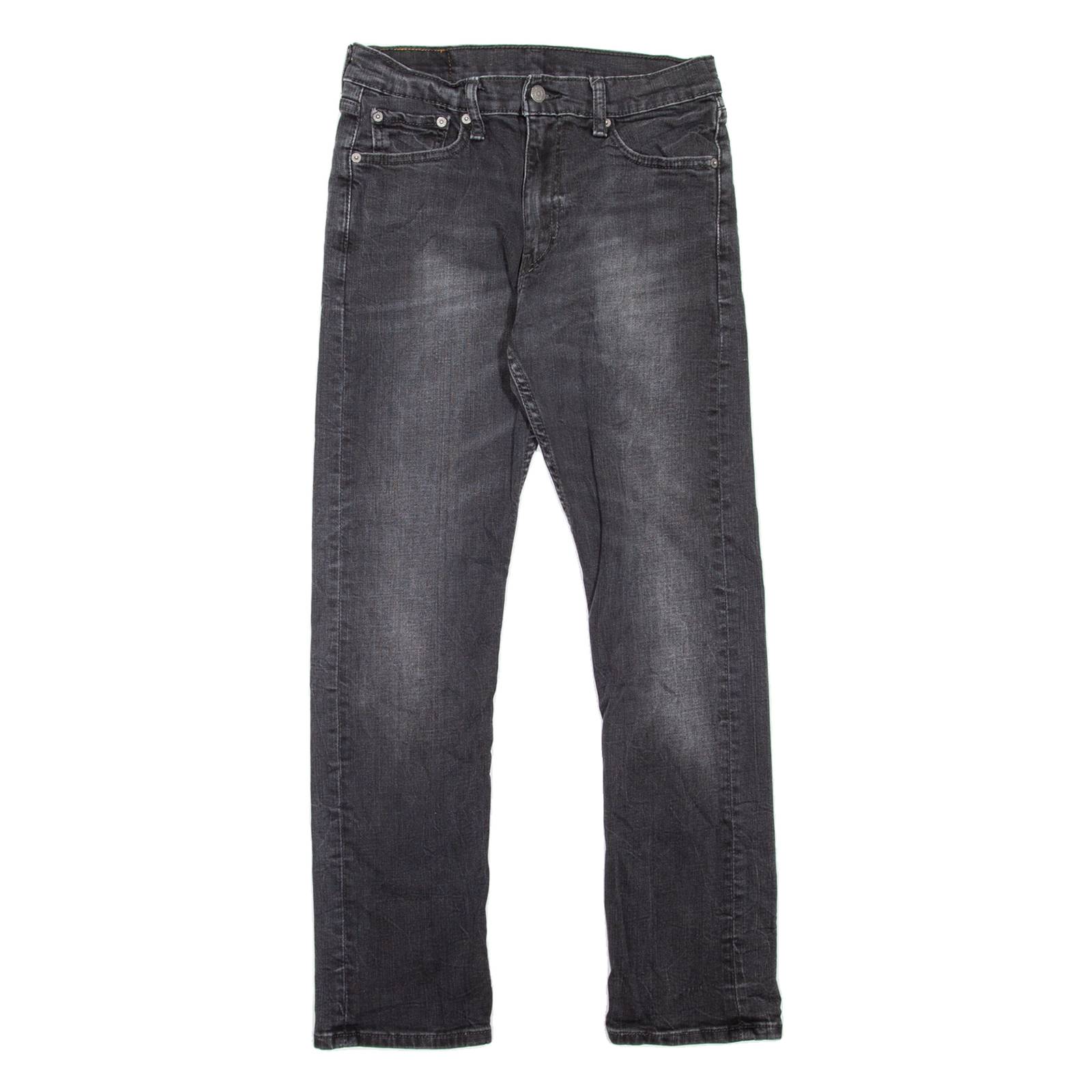 LEVI'S 513 Jeans Mens Grey Slim Straight Stone Wash W29 L30