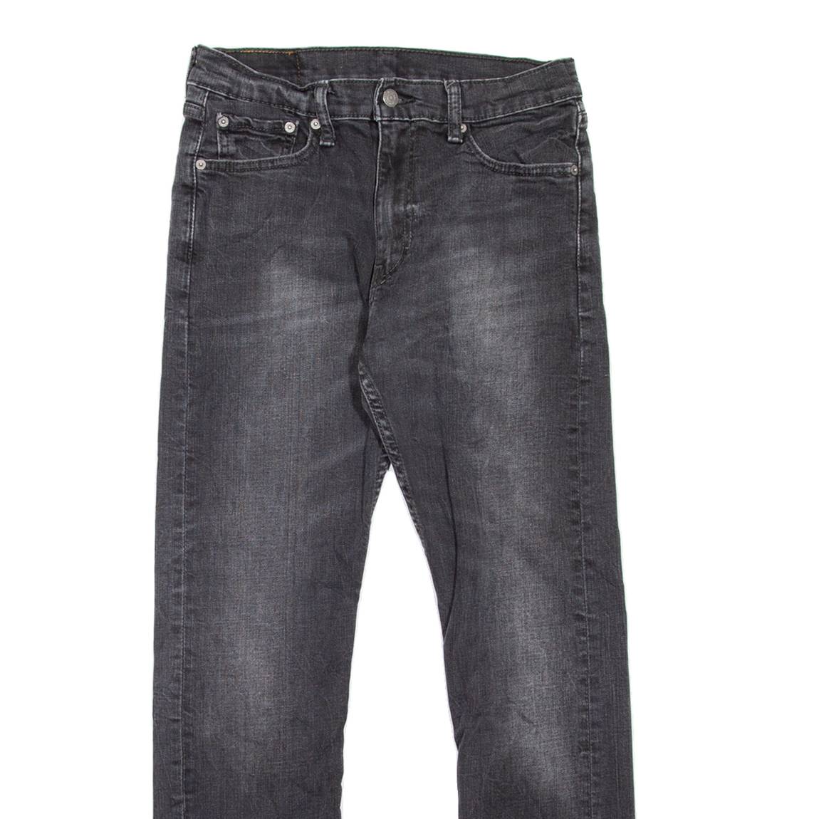 LEVI'S 513 Jeans Mens Grey Slim Straight Stone Wash W29 L30