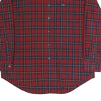 CHAPS RALPH LAUREN Mens Red & Navy Check Shirt XL Classic Cotton Casual