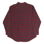 CHAPS RALPH LAUREN Mens Red & Navy Check Shirt XL Classic Cotton Casual