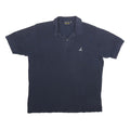 NAUTICA Mens Blue Short Sleeve Plain S Cotton Polo Shirt Casual Summer
