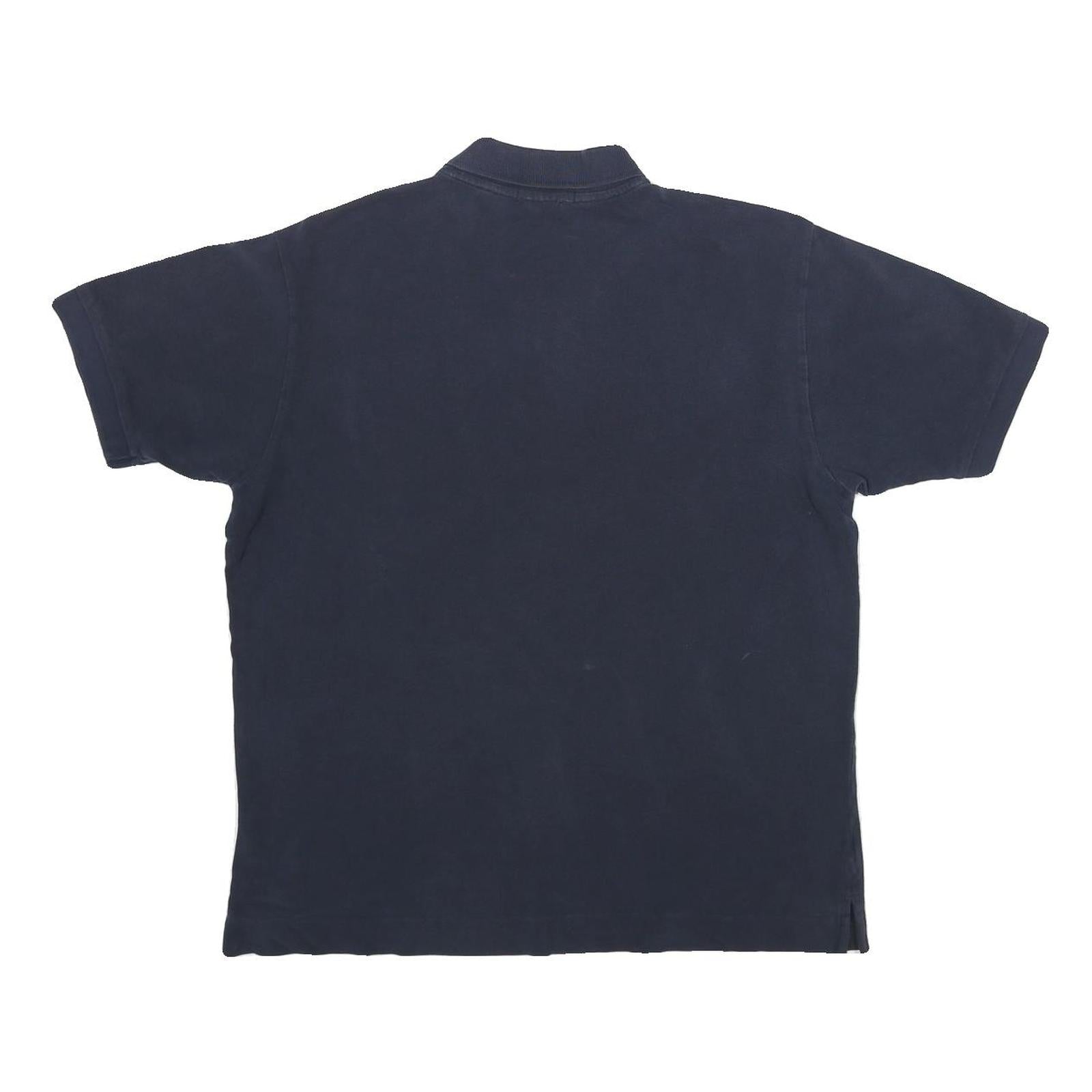 NAUTICA Mens Blue Short Sleeve Plain S Cotton Polo Shirt Casual Summer