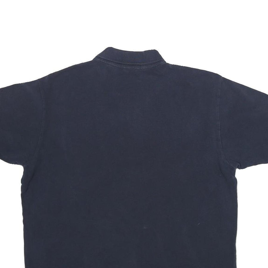 NAUTICA Mens Blue Short Sleeve Plain S Cotton Polo Shirt Casual Summer