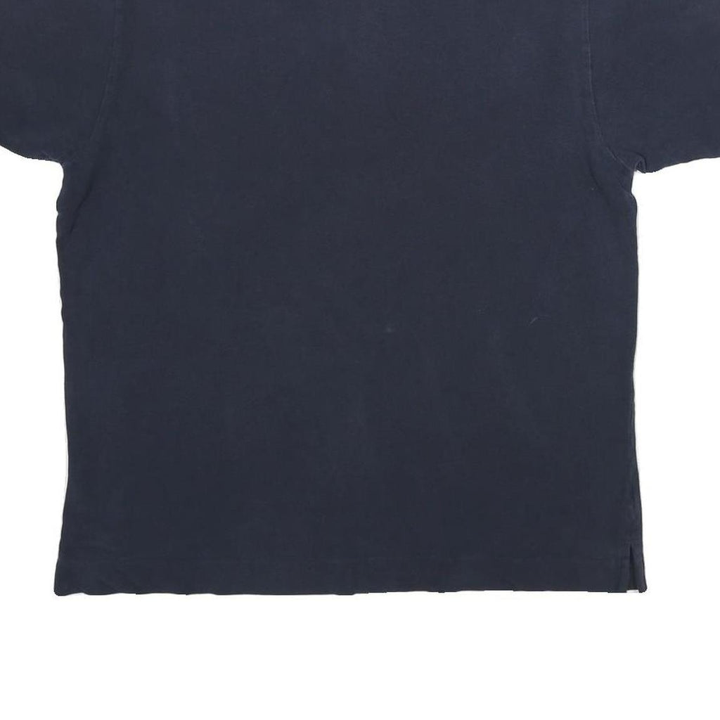 NAUTICA Mens Blue Short Sleeve Plain S Cotton Polo Shirt Casual Summer