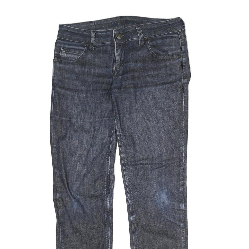 COVER Womens Slim Blue Denim Cotton Blend Zip Jeans W30 L26 Stylish Comfortable