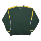 NFL Mens Green & Yellow Green Bay Packers Crew Neck XL Retro Sweatshirt