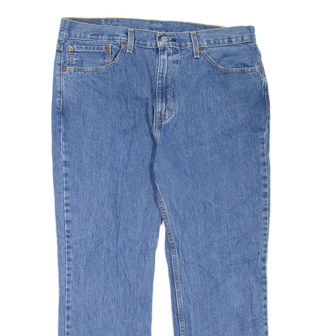 LEVI'S 516 Jeans Mens Blue Regular Straight W38 L26