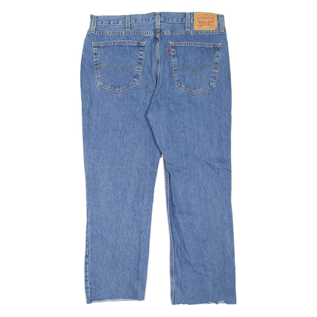 LEVI'S 516 Jeans Mens Blue Regular Straight W38 L26
