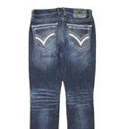 SALVAGE Womens Jeans Blue Regular Straight Denim Medium W32 L34 Stylish