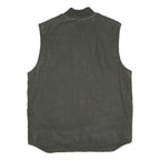 CARHARTT WIP Mens Green Workwear Jacket M Cotton Blend Woven Zip Sleeveless