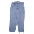 DICKIES Mens Jeans Blue Relaxed Loose Denim Rinse W29 L26 Workwear Zip Pocket