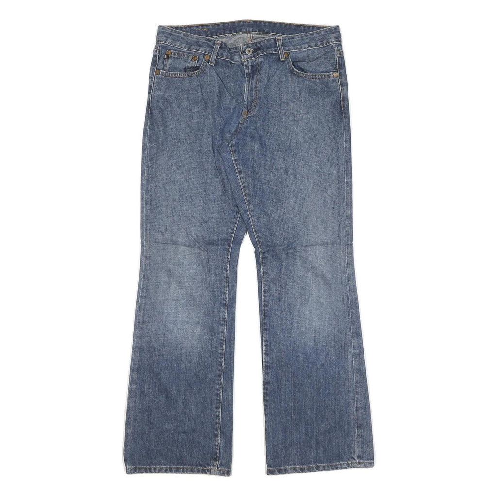 RALPH LAUREN POLO JEANS COMPANY Womens Jeans Blue Regular Flared Denim Medium