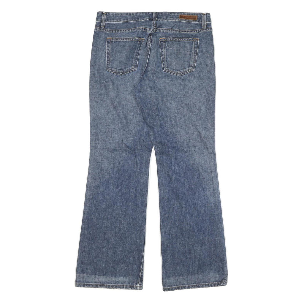 RALPH LAUREN POLO JEANS COMPANY Womens Jeans Blue Regular Flared Denim Medium