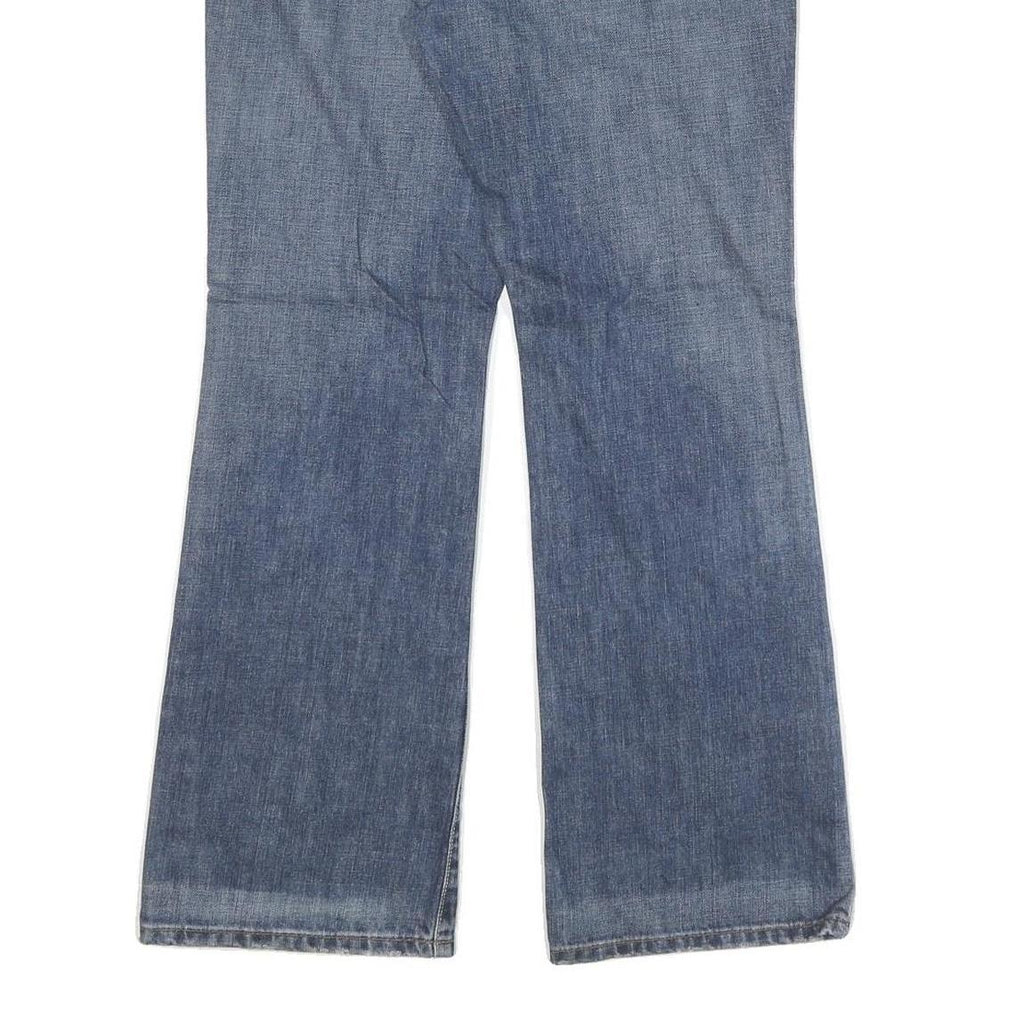 RALPH LAUREN POLO JEANS COMPANY Womens Jeans Blue Regular Flared Denim Medium