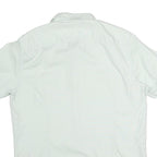 TED BAKER Mens White Cotton Short Sleeve Shirt S Polka Dot Detail Casual