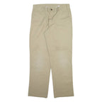 DICKIES Mens Trousers Beige Regular Straight W34 L32