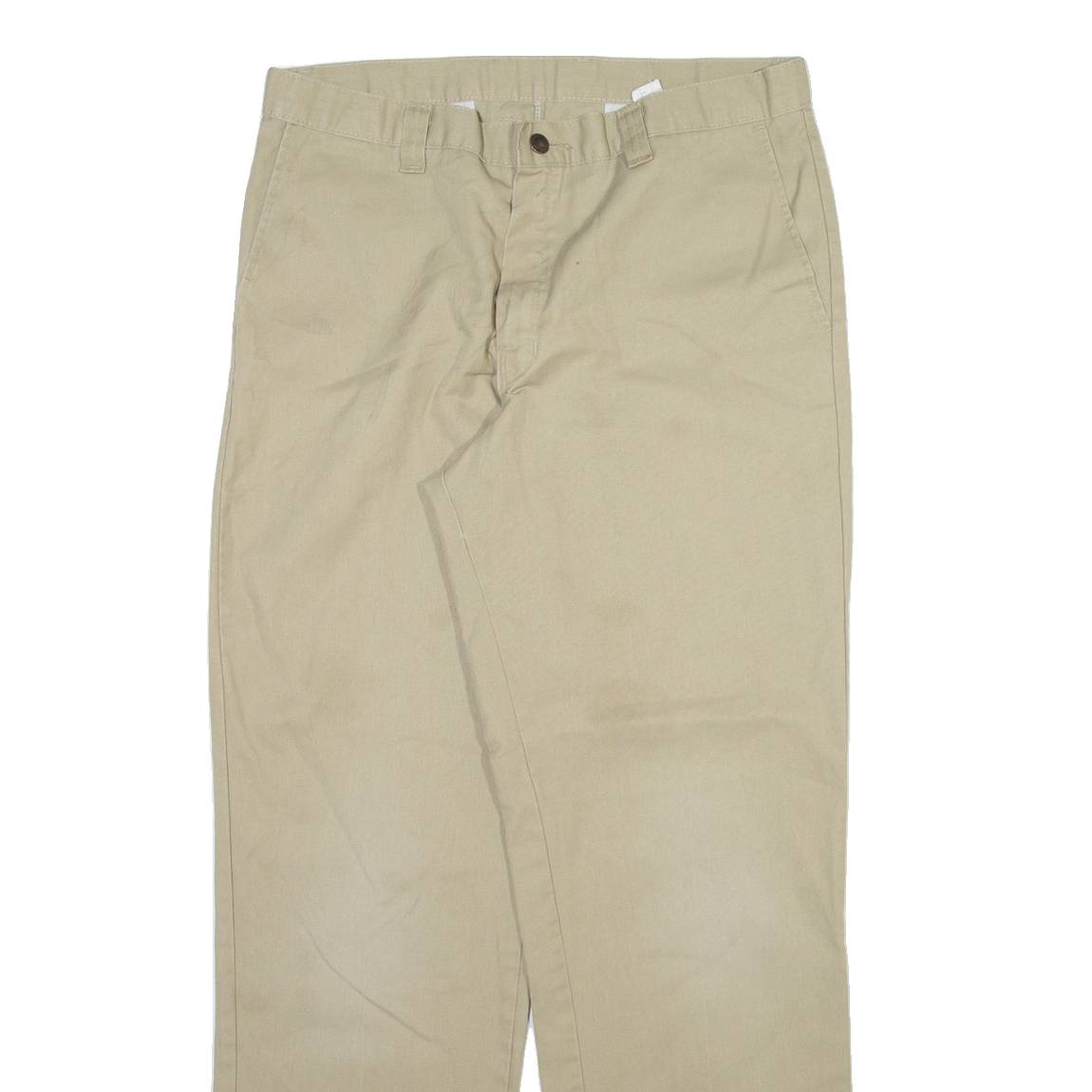 DICKIES Mens Trousers Beige Regular Straight W34 L32