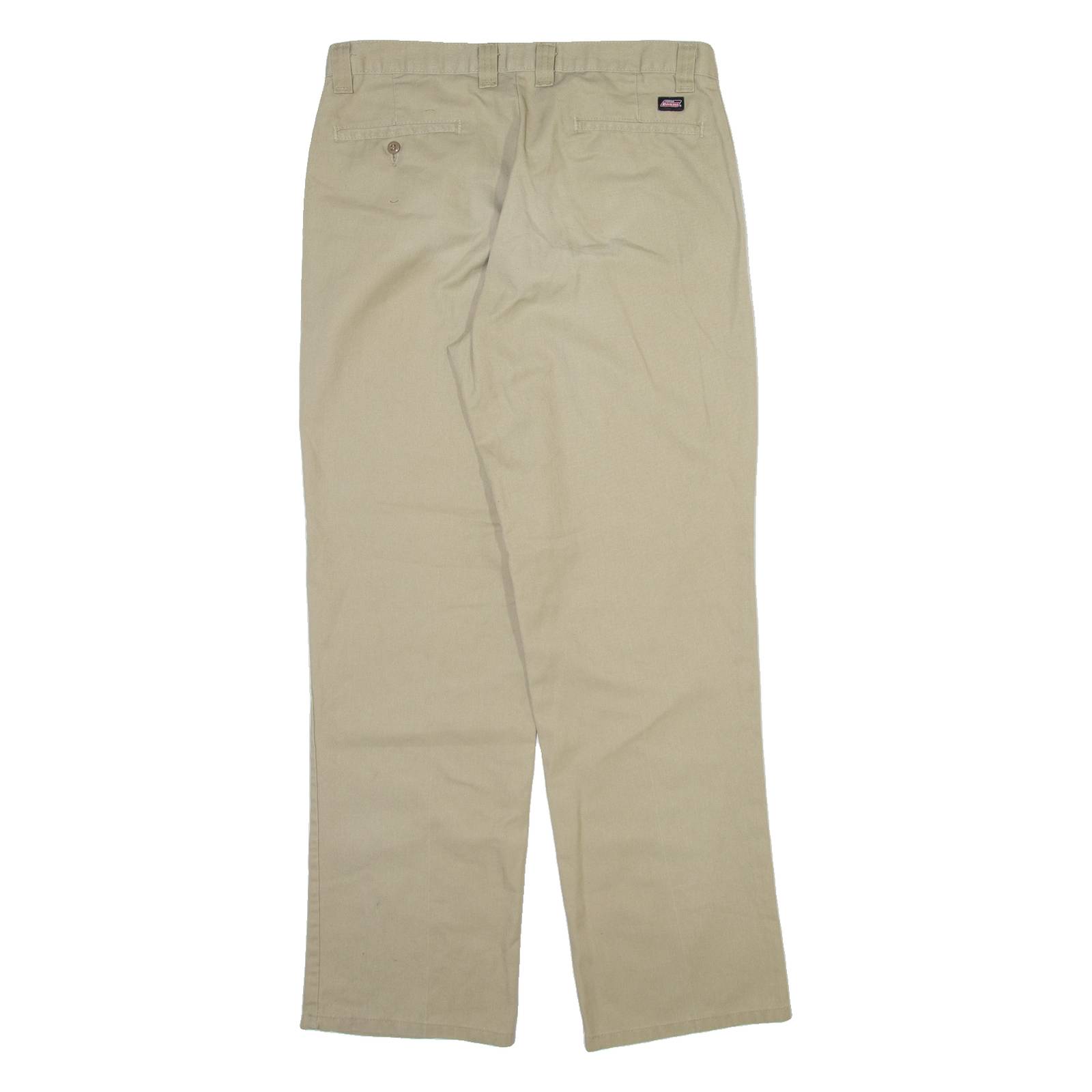 DICKIES Mens Trousers Beige Regular Straight W34 L32