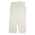 NAUTICA Mens Cotton White Regular Leg Trousers W34 L30 Casual Classic Zip
