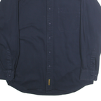 TIMBERLAND Mens Blue Shirt M Classic Cotton Button Down Casual