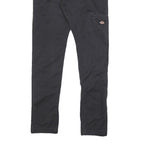 DICKIES Mens Cotton Blend Black Slim Skinny Straight Trousers W30 L32 Workwear