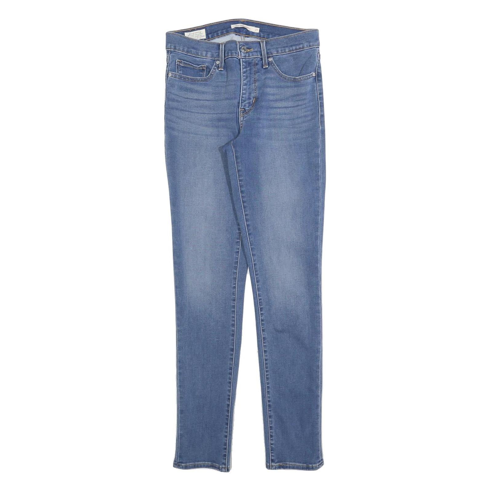 LEVI'S 311 Womens Jeans Blue Slim Skinny Denim Medium W27 L30 Stretch