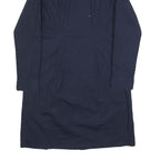 TOMMY HILFIGER Womens Navy Blue Shirt Dress Cotton Blend Long Sleeve S Button