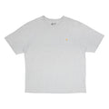 CARHARTT Mens Grey Pocket T-Shirt XL Cotton Blend Crew Neck Short Sleeve