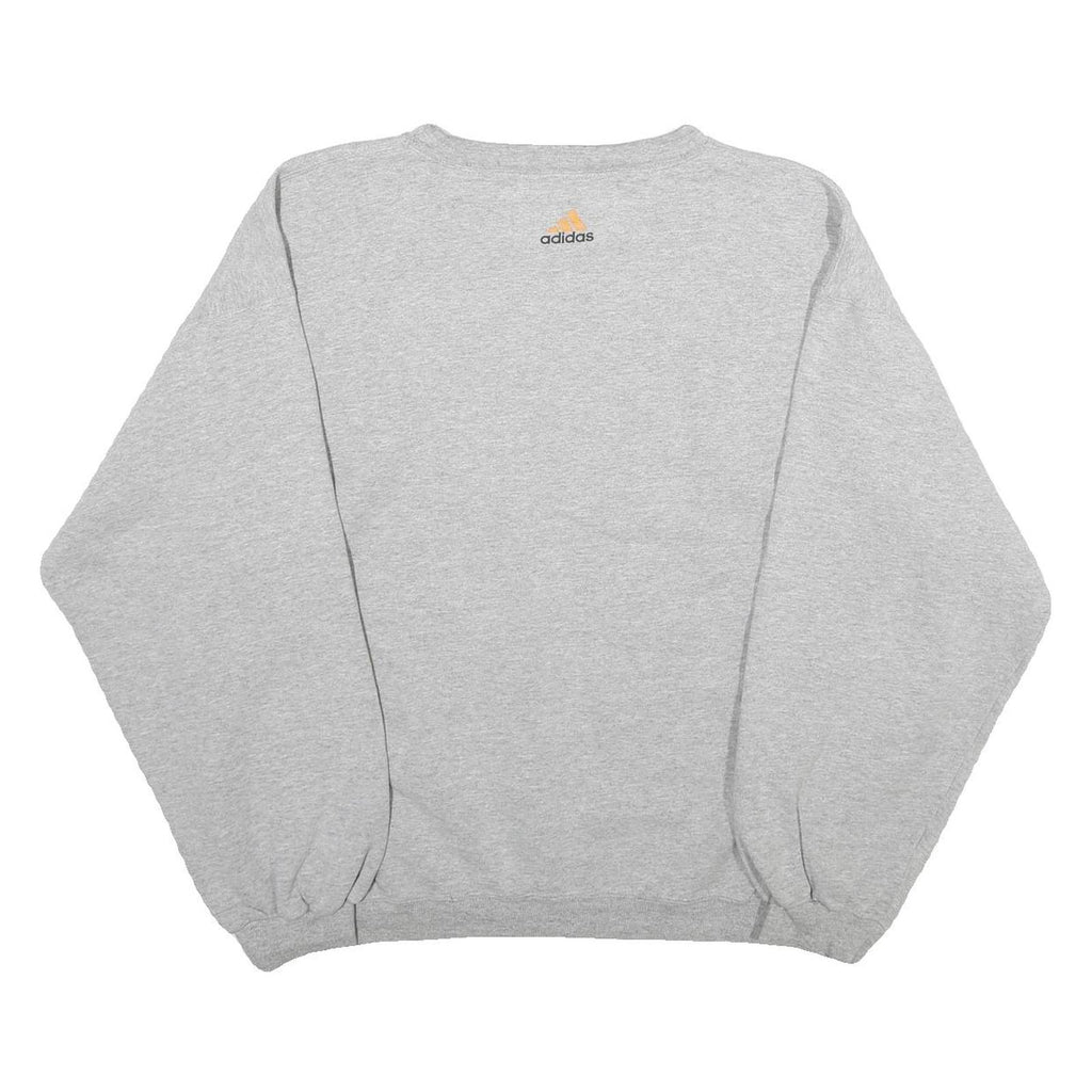 ADIDAS Mens Grey Tennessee Football Crew Neck XL Sweatshirt Cotton Blend Casual