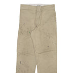 DICKIES Mens Trousers Beige Regular Straight W32 L32
