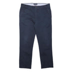 TOMMY HILFIGER Mens Shorts Navy Blue Casual Slim L W36 Cotton Blend Comfortable