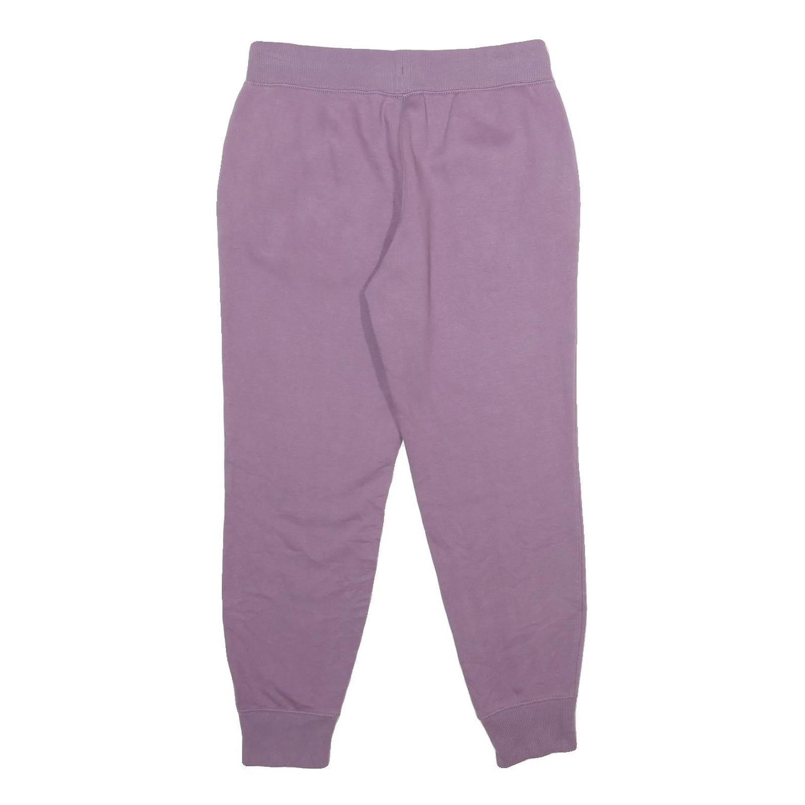 CHAMPION Mens Joggers Purple XS W28 L28 Drawstring Logo Slim Tapered