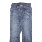 LEVI'S Womens Classic Blue Straight Denim Medium W26 L28 Button Closure Jeans