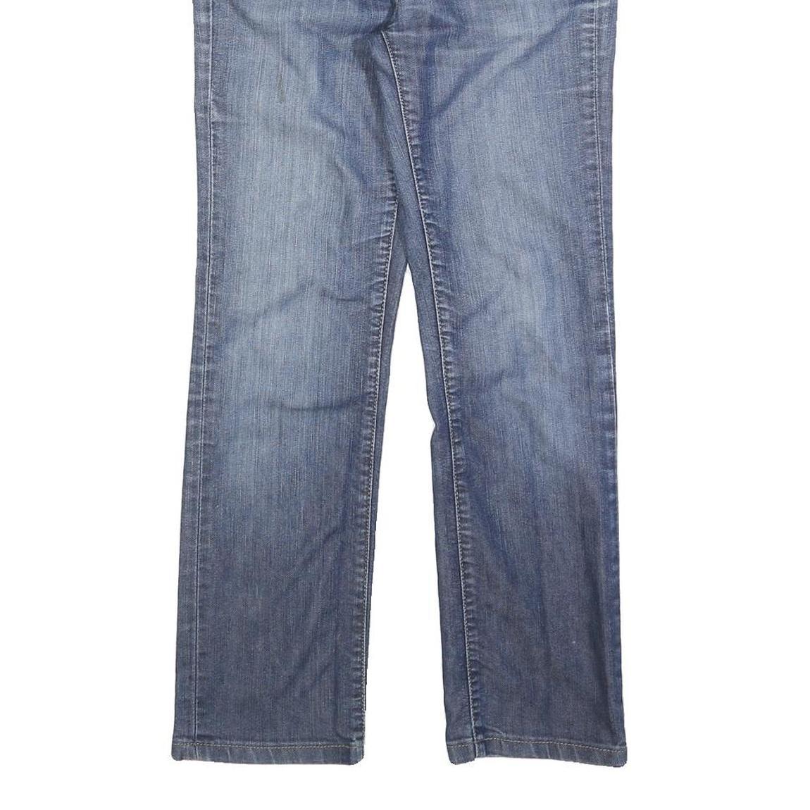 LEVI'S Womens Classic Blue Straight Denim Medium W26 L28 Button Closure Jeans