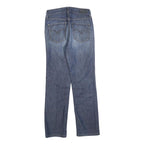 LEVI'S Womens Classic Blue Straight Denim Medium W26 L28 Button Closure Jeans
