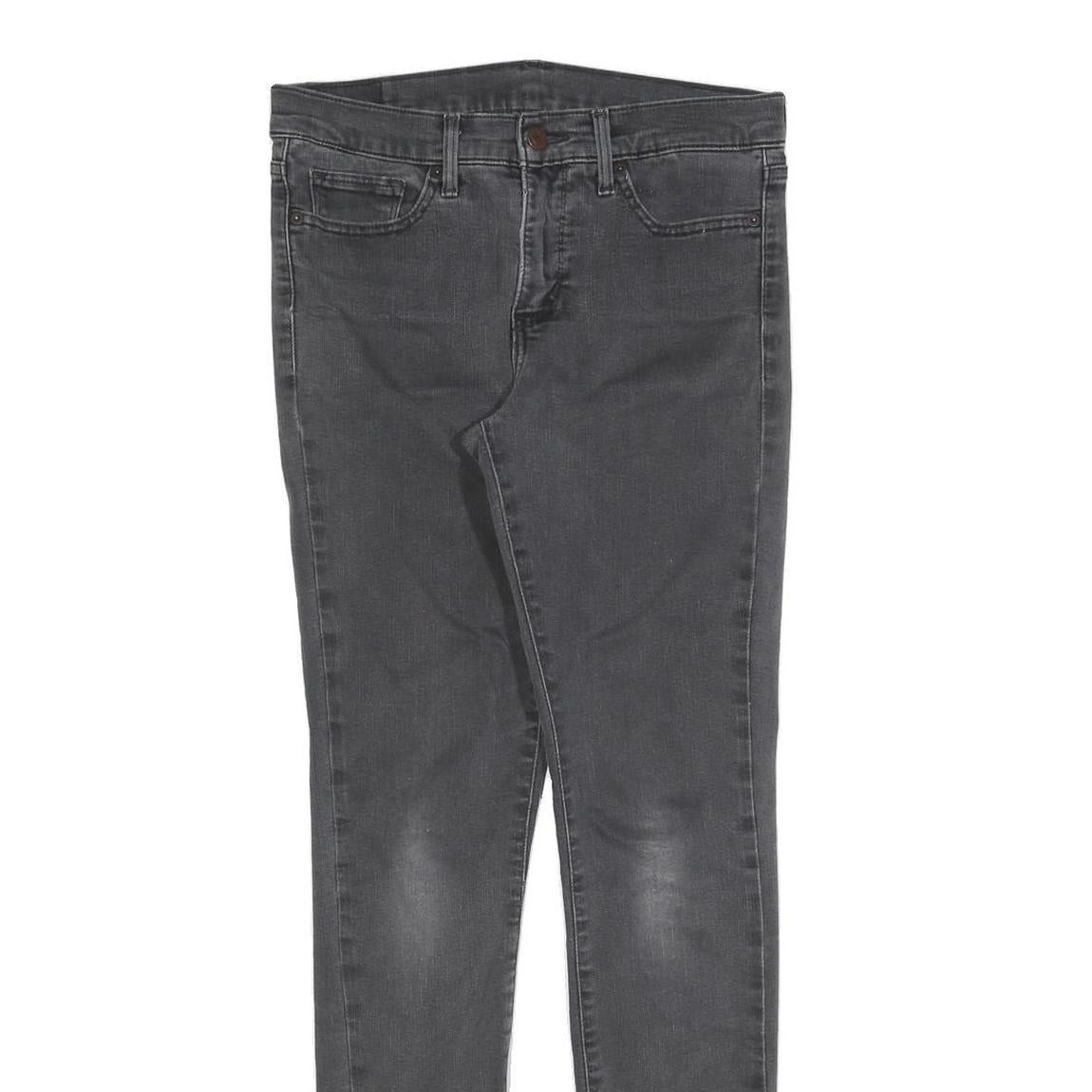 LEVI'S Womens Jeans Grey Slim Skinny Denim Cotton Blend W28 L32 Slim Fit